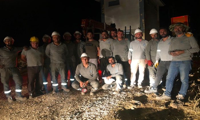 Diyarbakır’da iki günde 3.2 kilometre enerji nakil hattı döşendi