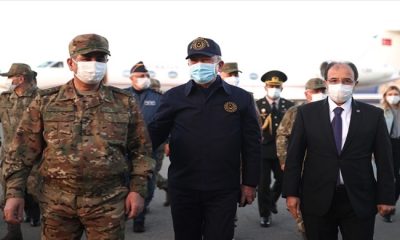 Millî Savunma Bakanı Hulusi Akar ve TSK Komuta Kademesi Azerbaycan’a Gitti