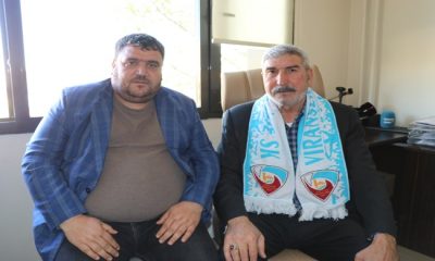 Mehmet Ekinci, Viranşehir Belediye Spor Kulüp Başkanı Nurettin Karakış’ı tebrik etti