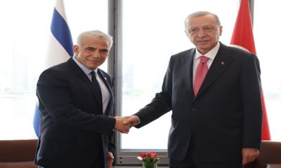 Cumhurbaşkanı Erdoğan, İsrail Başbakanı Lapid ile görüştü
