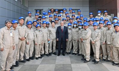 Президент посетил Шымкентский нефтеперерабатывающий завод