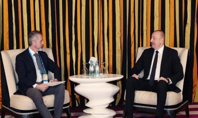 İlham Aliyev ve “İndra” şirketinin başkanı ile görüşme yapıldı