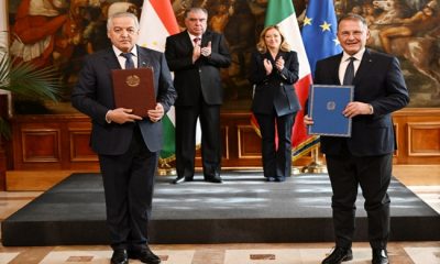 Tajikistan and Italy signed an Agreement on the Exemption of Visa Requirements for Holders of Diplomatic Passports