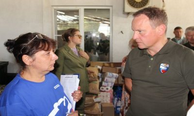 “Birleşik Rusya” Kursk geçici gözaltı merkezine insani yardım ulaştırdı